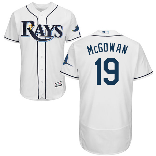 Men's Majestic Tampa Bay Rays #3 Evan Longoria Home White Flexbase Authentic Collection MLB Jersey