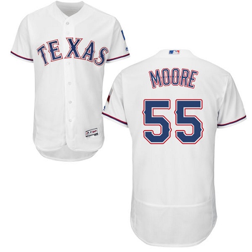 Men's Majestic Texas Rangers #44 Tyson Ross White Flexbase Authentic Collection MLB Jersey