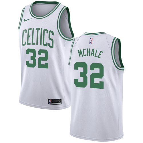 Men's Adidas Boston Celtics #32 Kevin Mchale Authentic White Home NBA Jersey