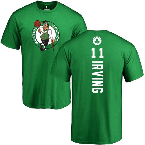 NBA Nike Boston Celtics #11 Kyrie Irving Kelly Green Backer T-Shirt