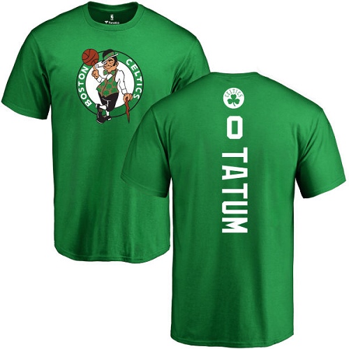 NBA Nike Boston Celtics #0 Jayson Tatum Kelly Green Backer T-Shirt