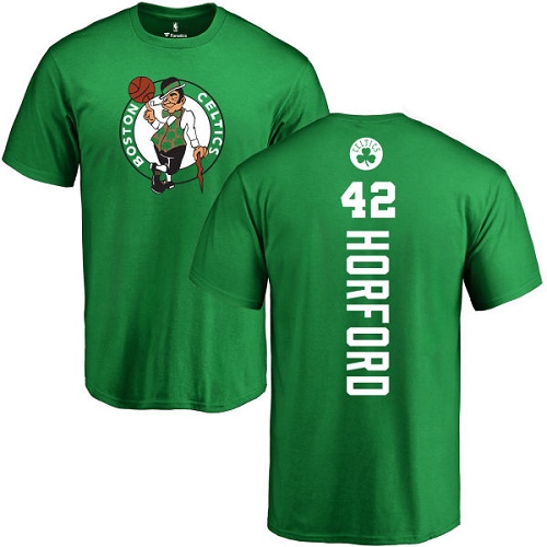 NBA Nike Boston Celtics #42 Al Horford Kelly Green Backer T-Shirt