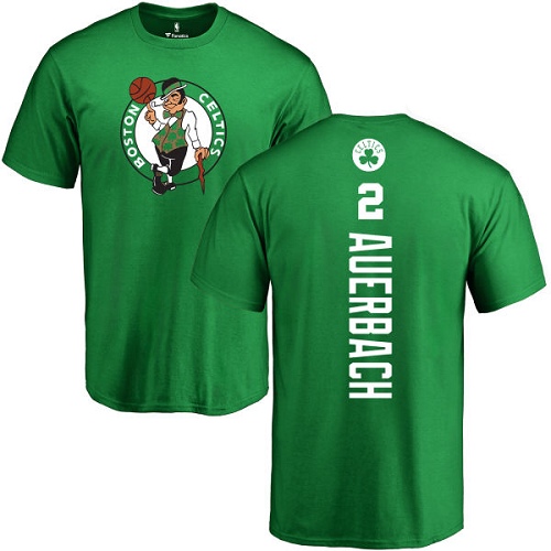 NBA Nike Boston Celtics #2 Red Auerbach Kelly Green Backer T-Shirt