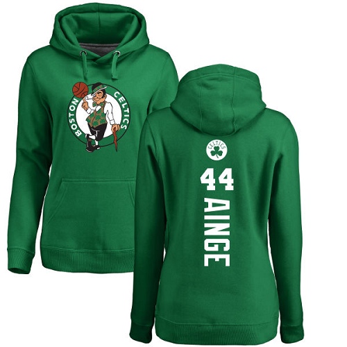 NBA Women's Nike Boston Celtics #44 Danny Ainge Kelly Green Backer Pullover Hoodie