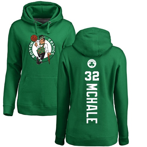 NBA Women's Nike Boston Celtics #32 Kevin Mchale Kelly Green Backer Pullover Hoodie