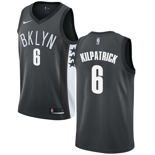 Men's Adidas Brooklyn Nets #6 Sean Kilpatrick Authentic Gray Alternate NBA Jersey