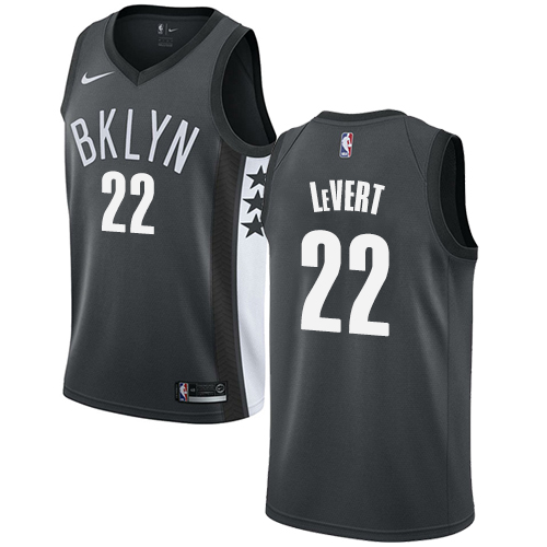 Men's Adidas Brooklyn Nets #22 Caris LeVert Authentic Gray Alternate NBA Jersey
