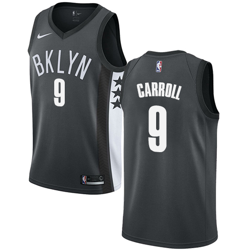 Women's Adidas Brooklyn Nets #9 DeMarre Carroll Authentic Gray Alternate NBA Jersey