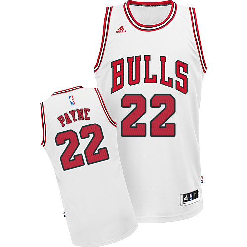 Men's Adidas Chicago Bulls #22 Cameron Payne Swingman White Home NBA Jersey