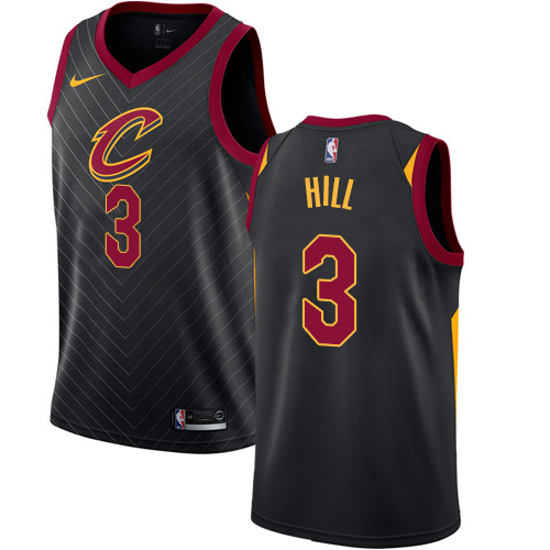 Men's Nike Cleveland Cavaliers #8 Channing Frye Authentic Black Alternate NBA Jersey Statement Edition