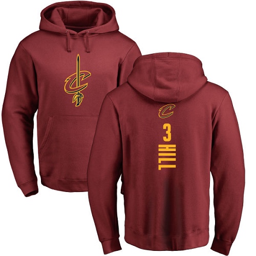 NBA Nike Cleveland Cavaliers #8 Channing Frye Maroon Backer Long Sleeve T-Shirt