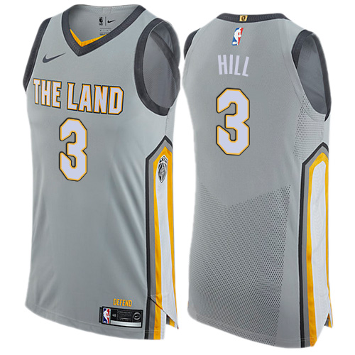 NBA Nike Cleveland Cavaliers #8 Channing Frye Ash Backer T-Shirt