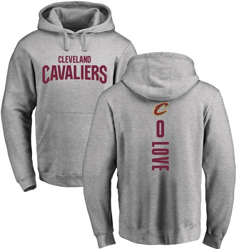 NBA Nike Cleveland Cavaliers #0 Kevin Love Ash Backer Pullover Hoodie