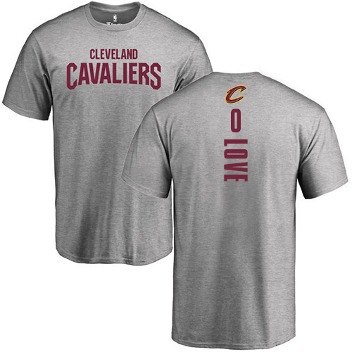 NBA Nike Cleveland Cavaliers #0 Kevin Love Ash Backer T-Shirt
