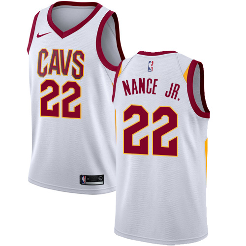 Men's Nike Cleveland Cavaliers #9 Dwyane Wade Authentic White Home NBA Jersey - Association Edition