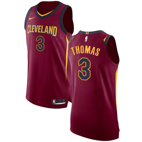 Youth Nike Cleveland Cavaliers #3 Isaiah Thomas Authentic Maroon Road NBA Jersey - Icon Edition