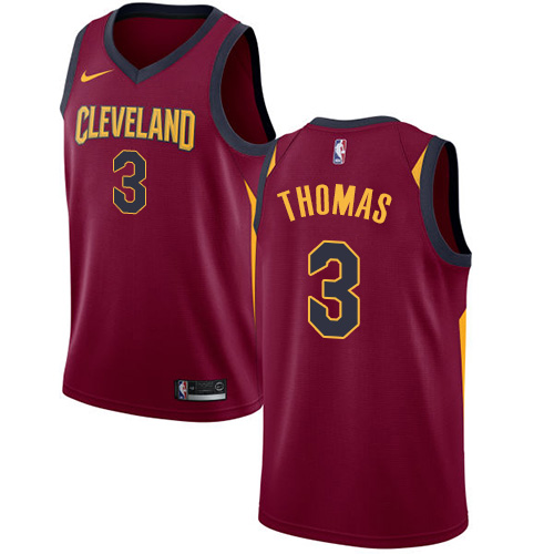 Youth Nike Cleveland Cavaliers #3 Isaiah Thomas Swingman Maroon Road NBA Jersey - Icon Edition