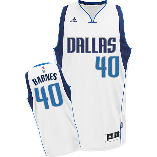 Women's Adidas Dallas Mavericks #40 Harrison Barnes Swingman White Home NBA Jersey
