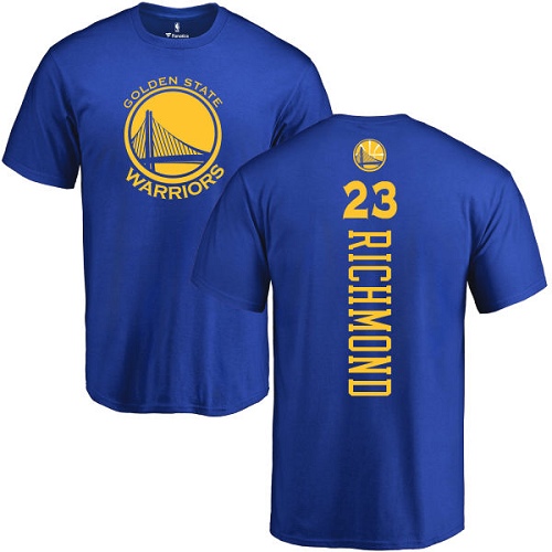 NBA Nike Golden State Warriors #23 Mitch Richmond Royal Blue Backer T-Shirt