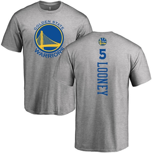NBA Nike Golden State Warriors #5 Kevon Looney Ash Backer T-Shirt