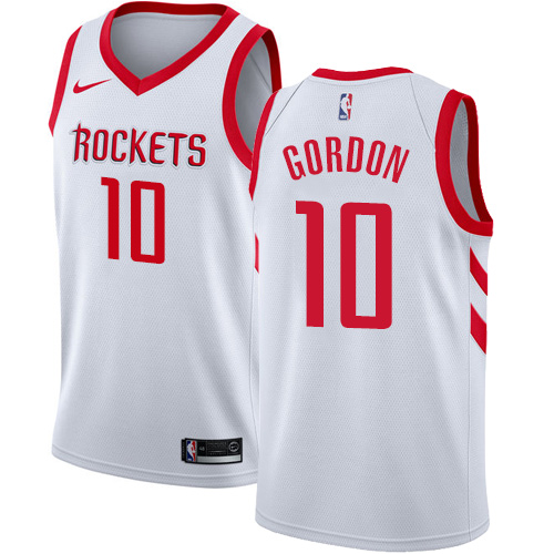 Men's Nike Houston Rockets #10 Eric Gordon Authentic White Home NBA Jersey - Association Edition