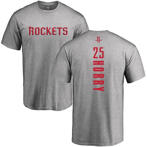 NBA Nike Houston Rockets #25 Robert Horry Ash Backer T-Shirt