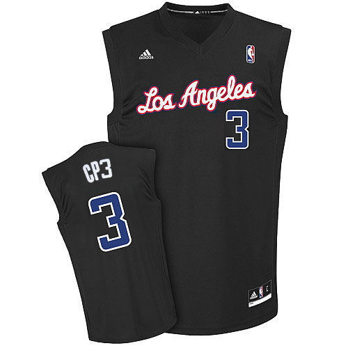 Men's Adidas Los Angeles Clippers #3 Chris Paul Swingman Black CP3 Fashion NBA Jersey