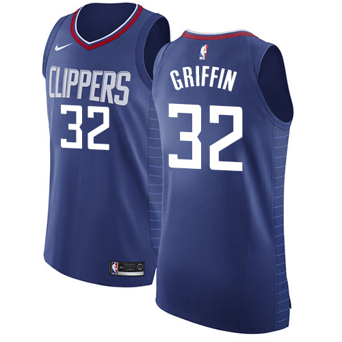 Men's Adidas Los Angeles Clippers #32 Blake Griffin Swingman Black Precious Metals Fashion NBA Jersey