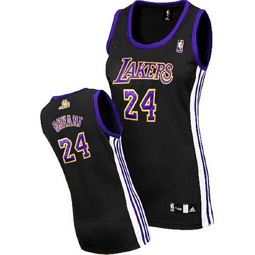 Women's Adidas Los Angeles Lakers #24 Kobe Bryant Authentic Black/Purple No. NBA Jersey