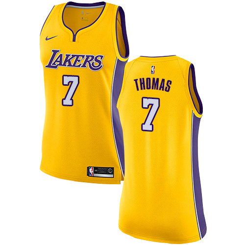 Youth Nike Los Angeles Lakers #6 Jordan Clarkson Swingman Gold Home NBA Jersey - Icon Edition