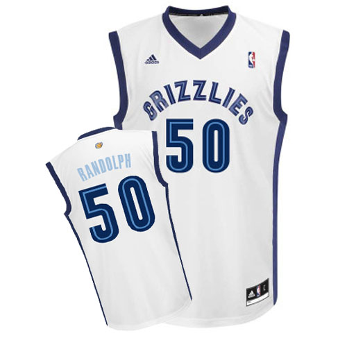 Men's Adidas Memphis Grizzlies #50 Zach Randolph Swingman White Home NBA Jersey