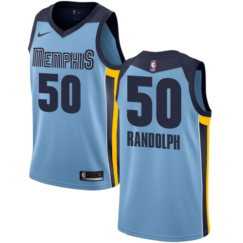 Men's Nike Memphis Grizzlies #50 Zach Randolph Authentic Light Blue NBA Jersey Statement Edition
