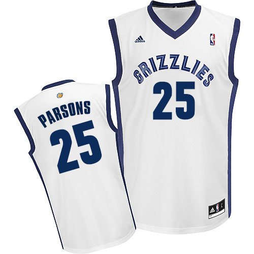 Men's Adidas Memphis Grizzlies #25 Chandler Parsons Swingman White Home NBA Jersey
