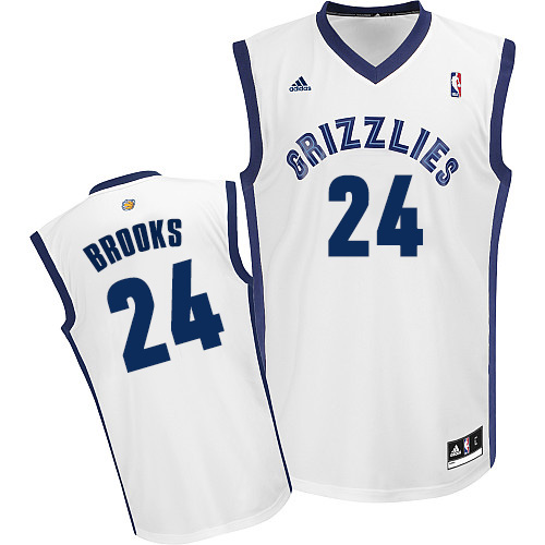 Men's Adidas Memphis Grizzlies #24 Dillon Brooks Swingman White Home NBA Jersey