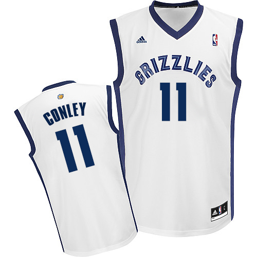 Youth Adidas Memphis Grizzlies #11 Mike Conley Swingman White Home NBA Jersey