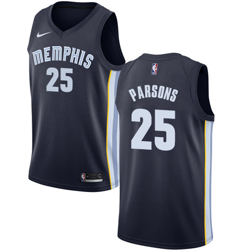 Women's Nike Memphis Grizzlies #25 Chandler Parsons Swingman Navy Blue Road NBA Jersey - Icon Edition