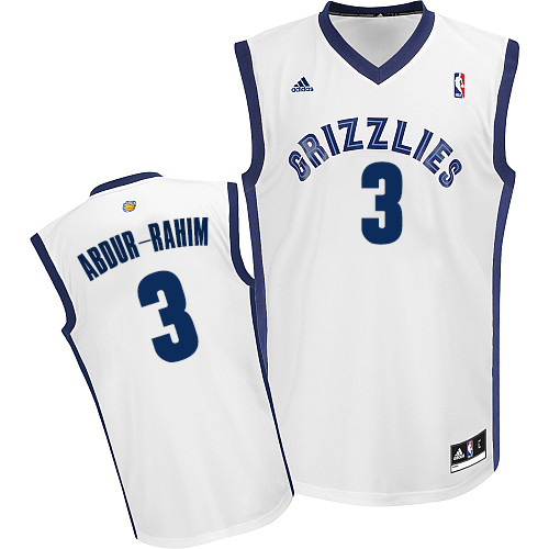 Youth Adidas Memphis Grizzlies #3 Shareef Abdur-Rahim Swingman White Home NBA Jersey