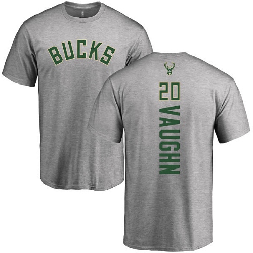 NBA Nike Milwaukee Bucks #20 Rashad Vaughn Ash Backer T-Shirt