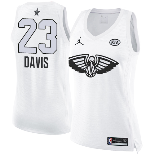 Men's Adidas New Orleans Pelicans #23 Anthony Davis Swingman Black New Fashion NBA Jersey