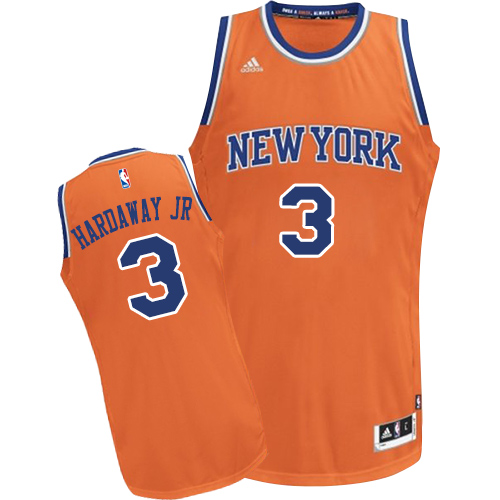 Youth Adidas New York Knicks #3 Tim Hardaway Jr. Swingman Orange Alternate NBA Jersey