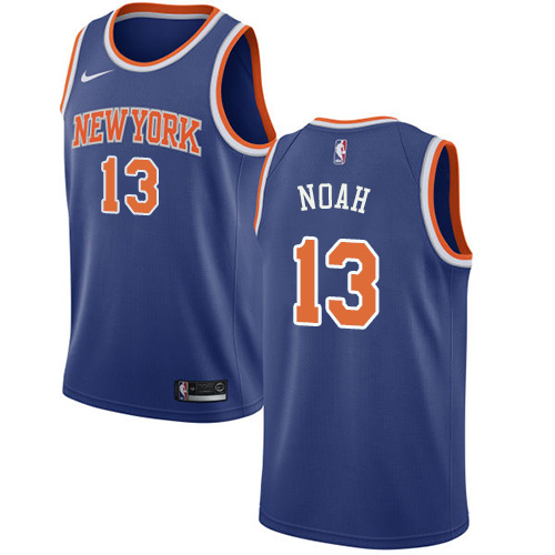 Youth Nike New York Knicks #13 Joakim Noah Swingman Royal Blue NBA Jersey - Icon Edition