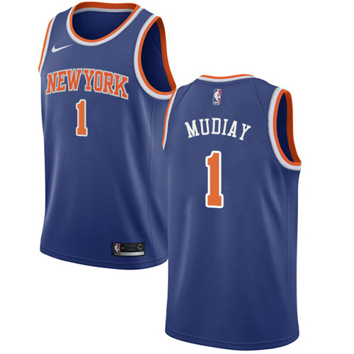 Men's Nike New York Knicks #1 Ramon Sessions Swingman Royal Blue NBA Jersey - Icon Edition