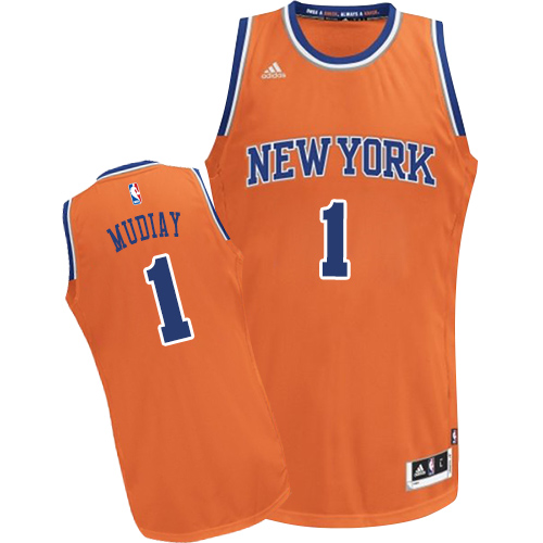Youth Adidas New York Knicks #1 Ramon Sessions Swingman Orange Alternate NBA Jersey