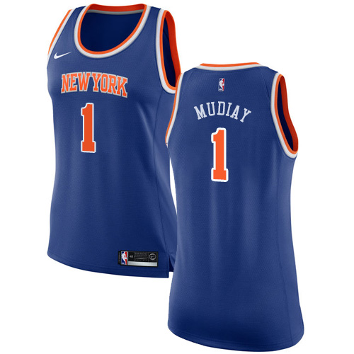 Women's Nike New York Knicks #1 Ramon Sessions Swingman Royal Blue NBA Jersey - Icon Edition