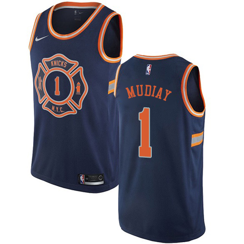 Men's Nike New York Knicks #20 Doug McDermott Authentic Royal Blue NBA Jersey - Icon Edition
