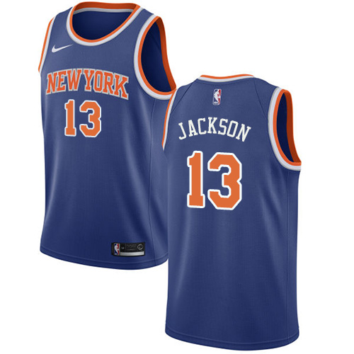 Youth Nike New York Knicks #13 Mark Jackson Swingman Royal Blue NBA Jersey - Icon Edition