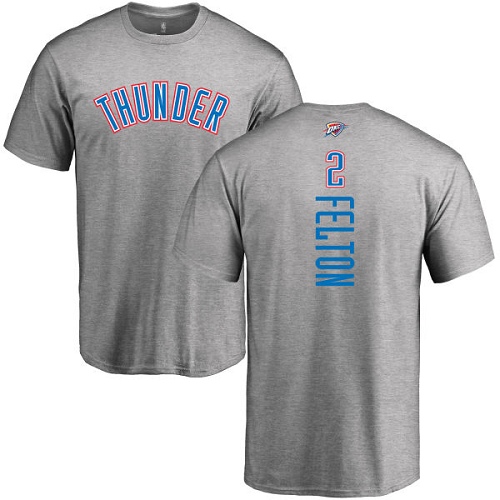 NBA Nike Oklahoma City Thunder #2 Raymond Felton Ash Backer T-Shirt