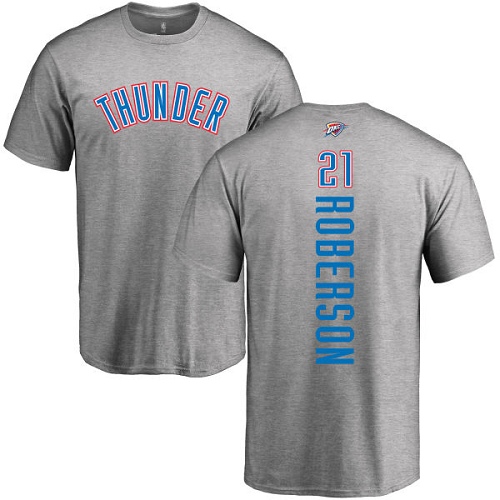 NBA Nike Oklahoma City Thunder #21 Andre Roberson Ash Backer T-Shirt