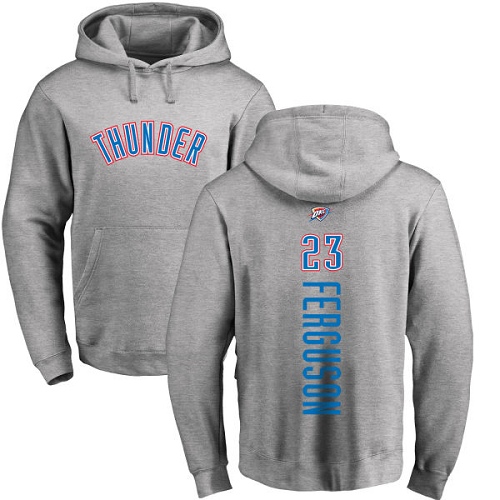 NBA Nike Oklahoma City Thunder #23 Terrance Ferguson Ash Backer Pullover Hoodie