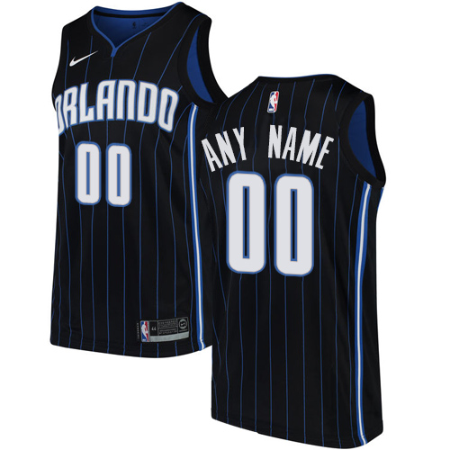 Women's Nike Orlando Magic Customized Authentic Black Alternate NBA Jersey Statement Edition